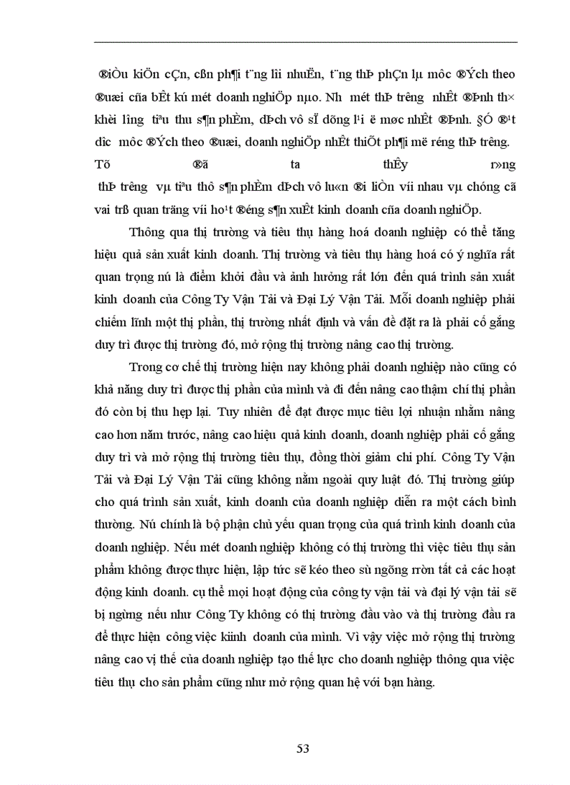 image for page Một số giải pháp nâng cao chất lượng hoạt động dịch vụ vận tải nhằm mở rộng thị trường tại Công Ty Vận Tải và đại lý vận tải