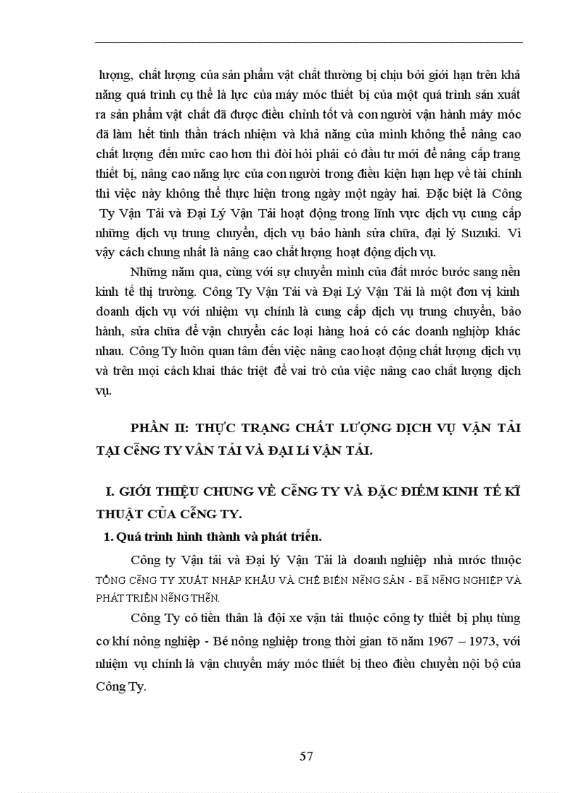 image for page Một số giải pháp nâng cao chất lượng hoạt động dịch vụ vận tải nhằm mở rộng thị trường tại Công Ty Vận Tải và đại lý vận tải