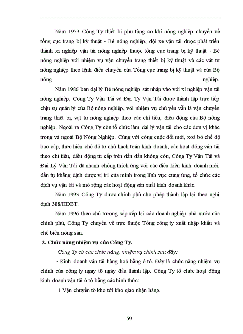 image for page Một số giải pháp nâng cao chất lượng hoạt động dịch vụ vận tải nhằm mở rộng thị trường tại Công Ty Vận Tải và đại lý vận tải