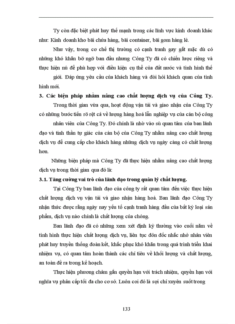 image for page Một số giải pháp nâng cao chất lượng hoạt động dịch vụ vận tải nhằm mở rộng thị trường tại Công Ty Vận Tải và đại lý vận tải