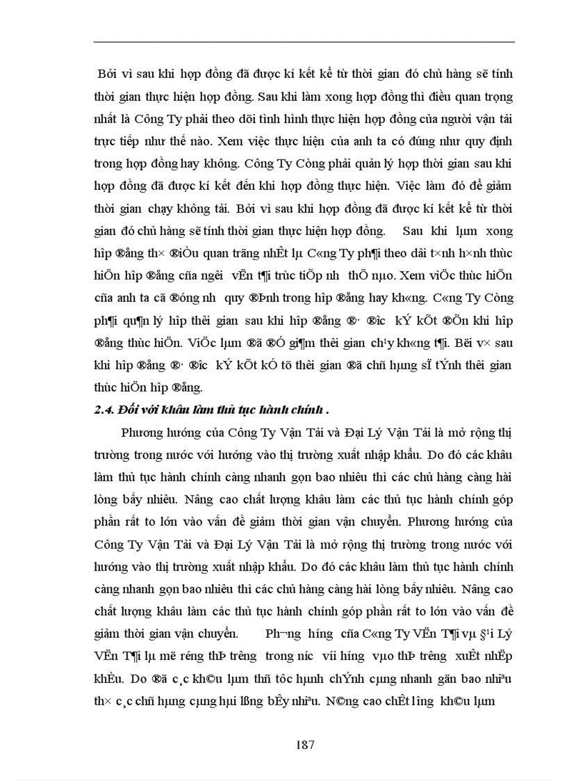 image for page Một số giải pháp nâng cao chất lượng hoạt động dịch vụ vận tải nhằm mở rộng thị trường tại Công Ty Vận Tải và đại lý vận tải