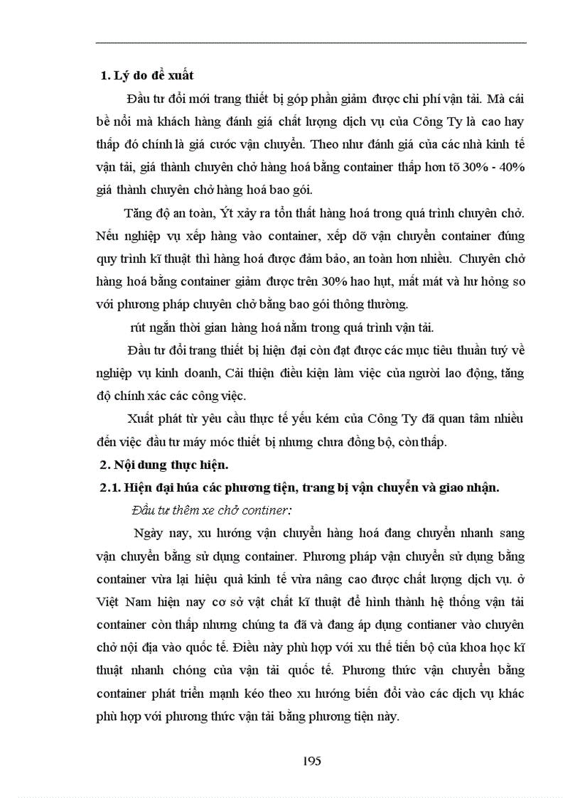 image for page Một số giải pháp nâng cao chất lượng hoạt động dịch vụ vận tải nhằm mở rộng thị trường tại Công Ty Vận Tải và đại lý vận tải