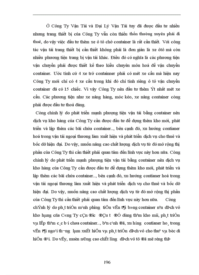 image for page Một số giải pháp nâng cao chất lượng hoạt động dịch vụ vận tải nhằm mở rộng thị trường tại Công Ty Vận Tải và đại lý vận tải