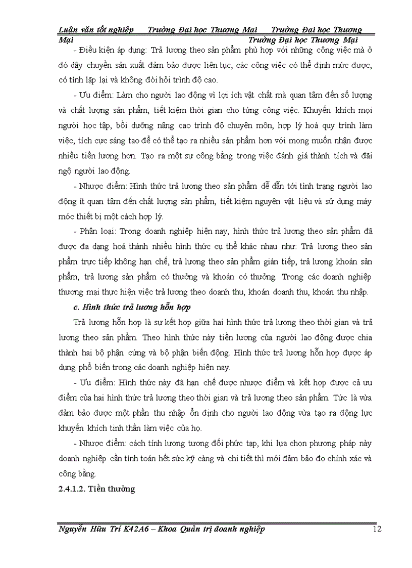 image for page Nâng cao chất lượng đãi ngộ tài chính tại công ty TNHH sản xuất và thương mại dệt may Bình Minh