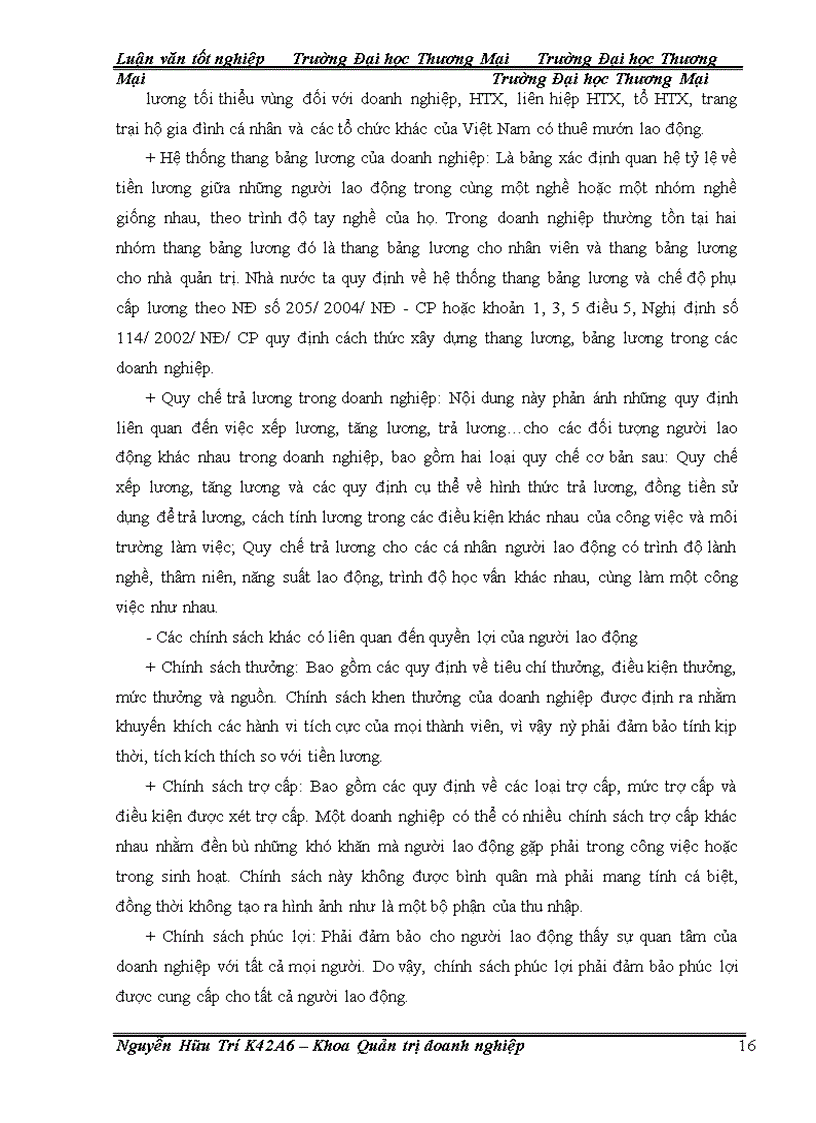 image for page Nâng cao chất lượng đãi ngộ tài chính tại công ty TNHH sản xuất và thương mại dệt may Bình Minh