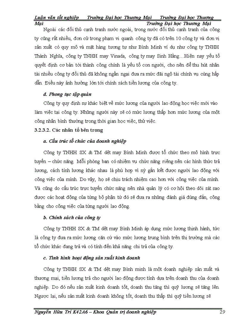 image for page Nâng cao chất lượng đãi ngộ tài chính tại công ty TNHH sản xuất và thương mại dệt may Bình Minh