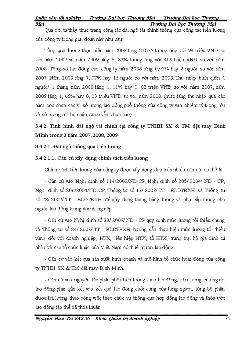 image for page Nâng cao chất lượng đãi ngộ tài chính tại công ty TNHH sản xuất và thương mại dệt may Bình Minh