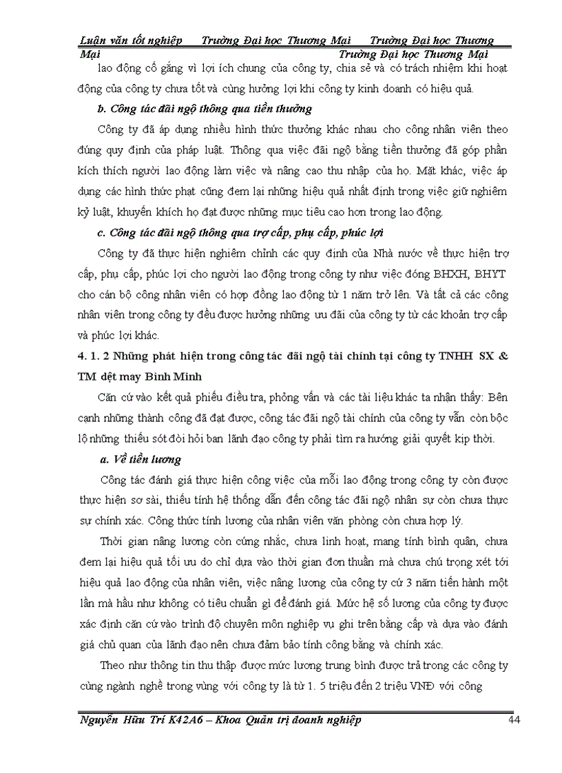 image for page Nâng cao chất lượng đãi ngộ tài chính tại công ty TNHH sản xuất và thương mại dệt may Bình Minh