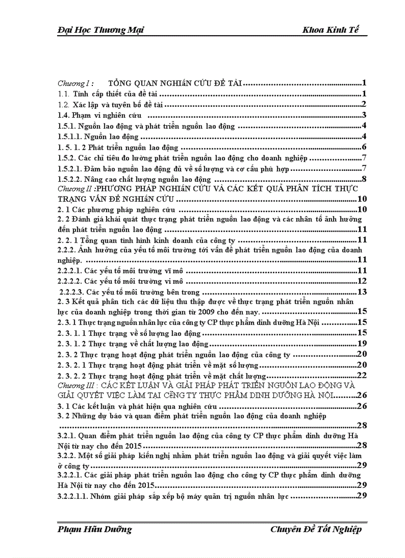image for page Một số giải pháp phát triển nguồn lao động và giải quyết việc làm tại công ty CP thực phẩm dinh dưỡng Hà Nội