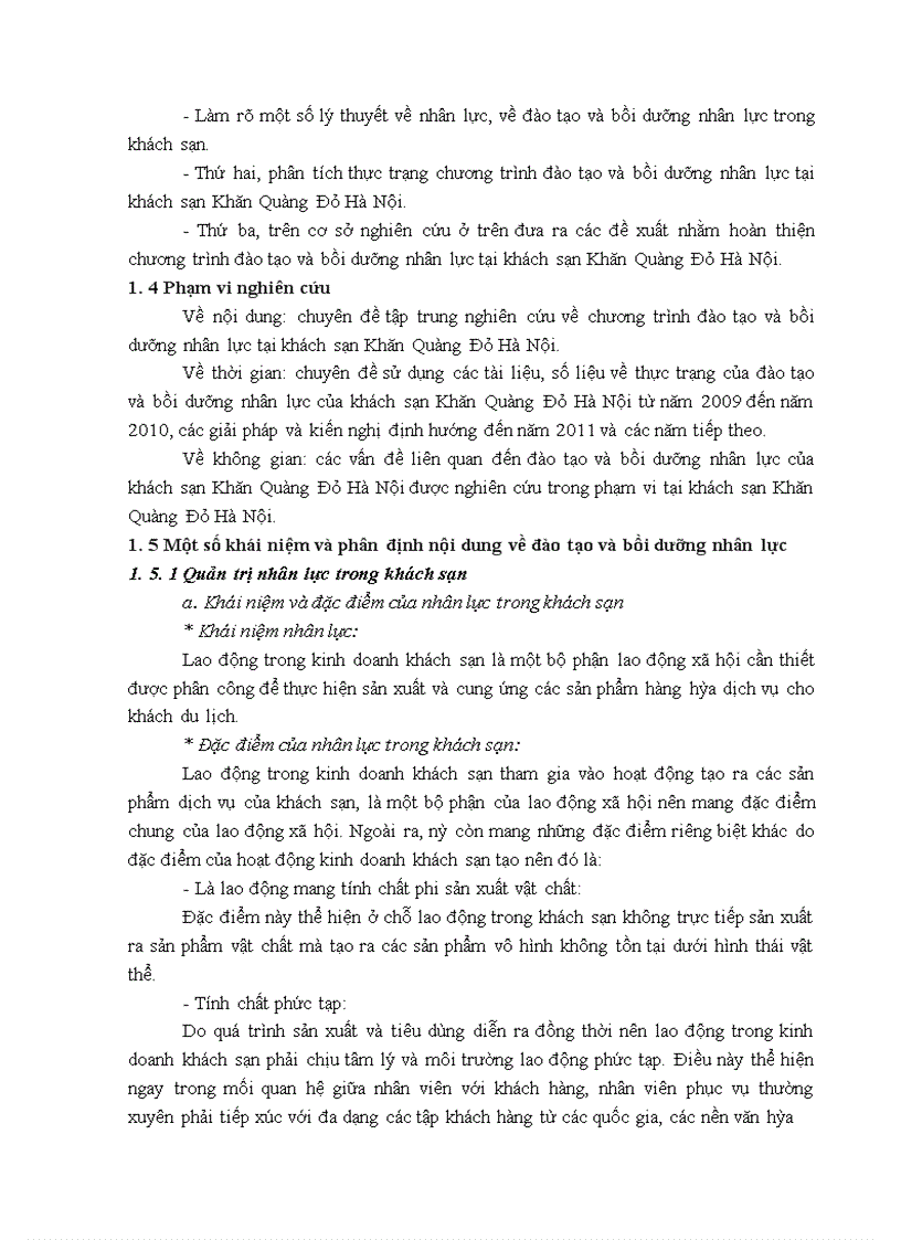 image for page Hoàn thiện chương trình đào tạo và bồi dưỡng nhân lực tại khách sạn Khăn Quàng Đỏ Hà Nội