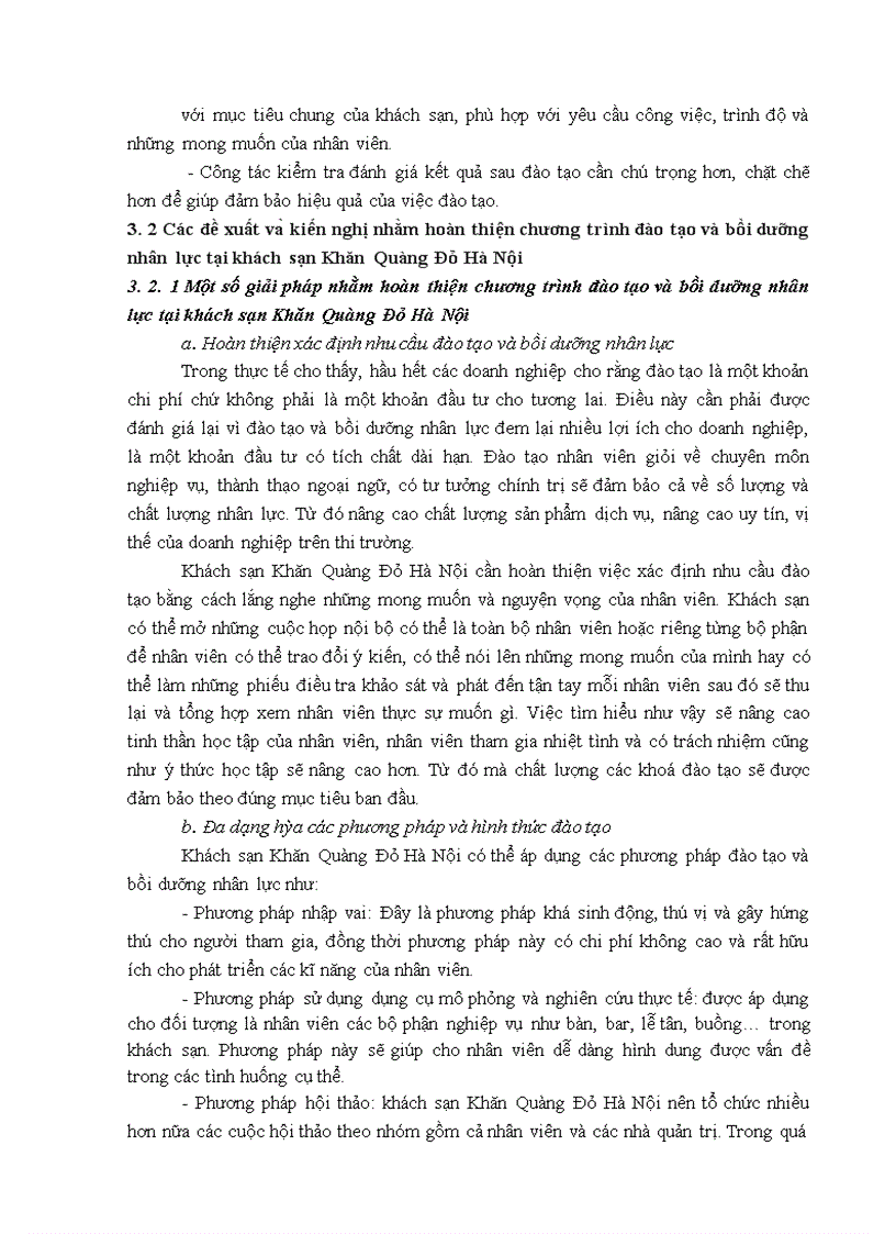image for page Hoàn thiện chương trình đào tạo và bồi dưỡng nhân lực tại khách sạn Khăn Quàng Đỏ Hà Nội