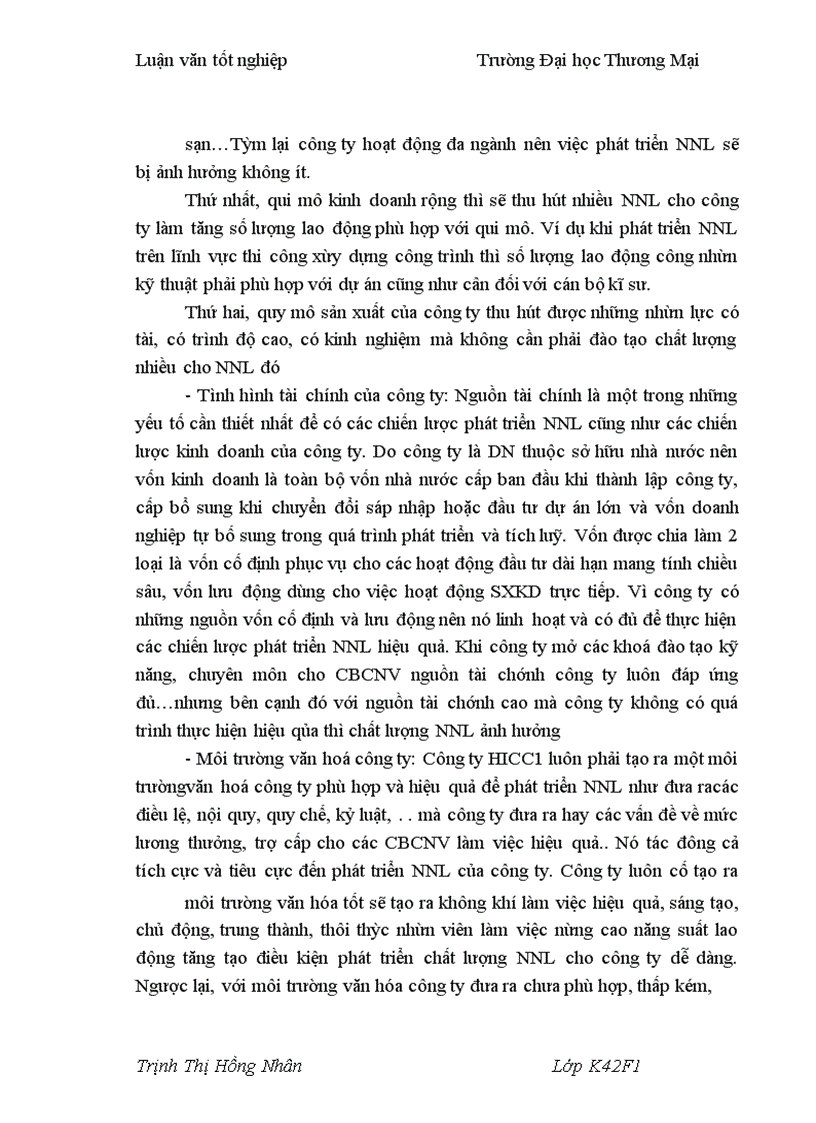 image for page Một số giải pháp phát triển nguồn nhân lực với nâng cao hiệu quả kinh doanh tại Công ty cổ phần đầu tư và xây dựng số 1 Hà Nội