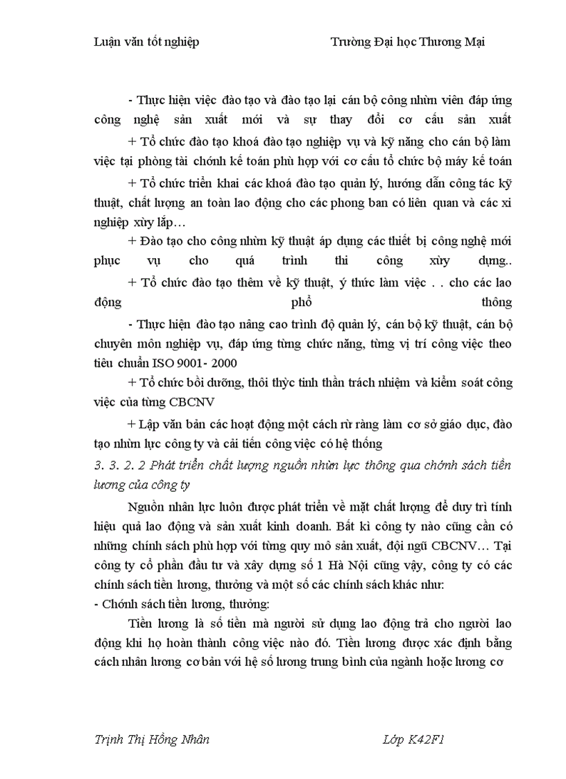 image for page Một số giải pháp phát triển nguồn nhân lực với nâng cao hiệu quả kinh doanh tại Công ty cổ phần đầu tư và xây dựng số 1 Hà Nội