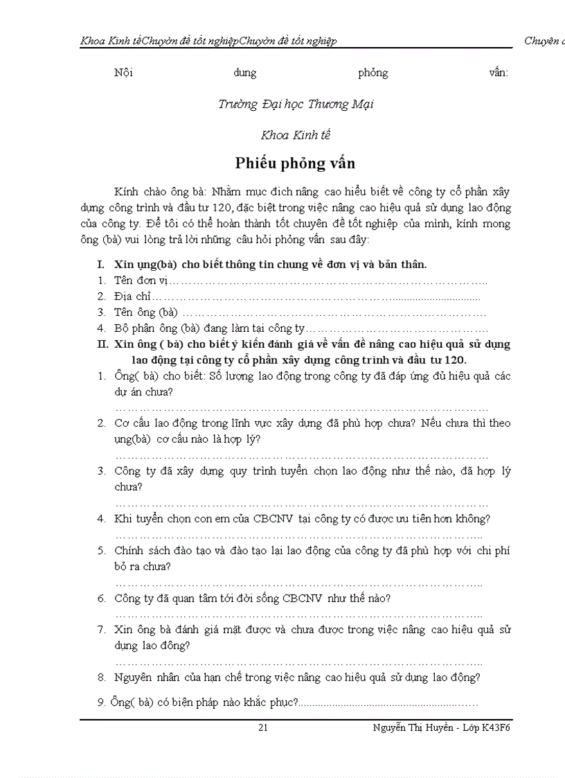 image for page Một số giải pháp nâng cao hiệu quả sử dụng lao động tại các công ty xây dựng ( Lấy ví dụ minh họa tại công ty cổ phần xây dựng công trình và đầu tư 120)
