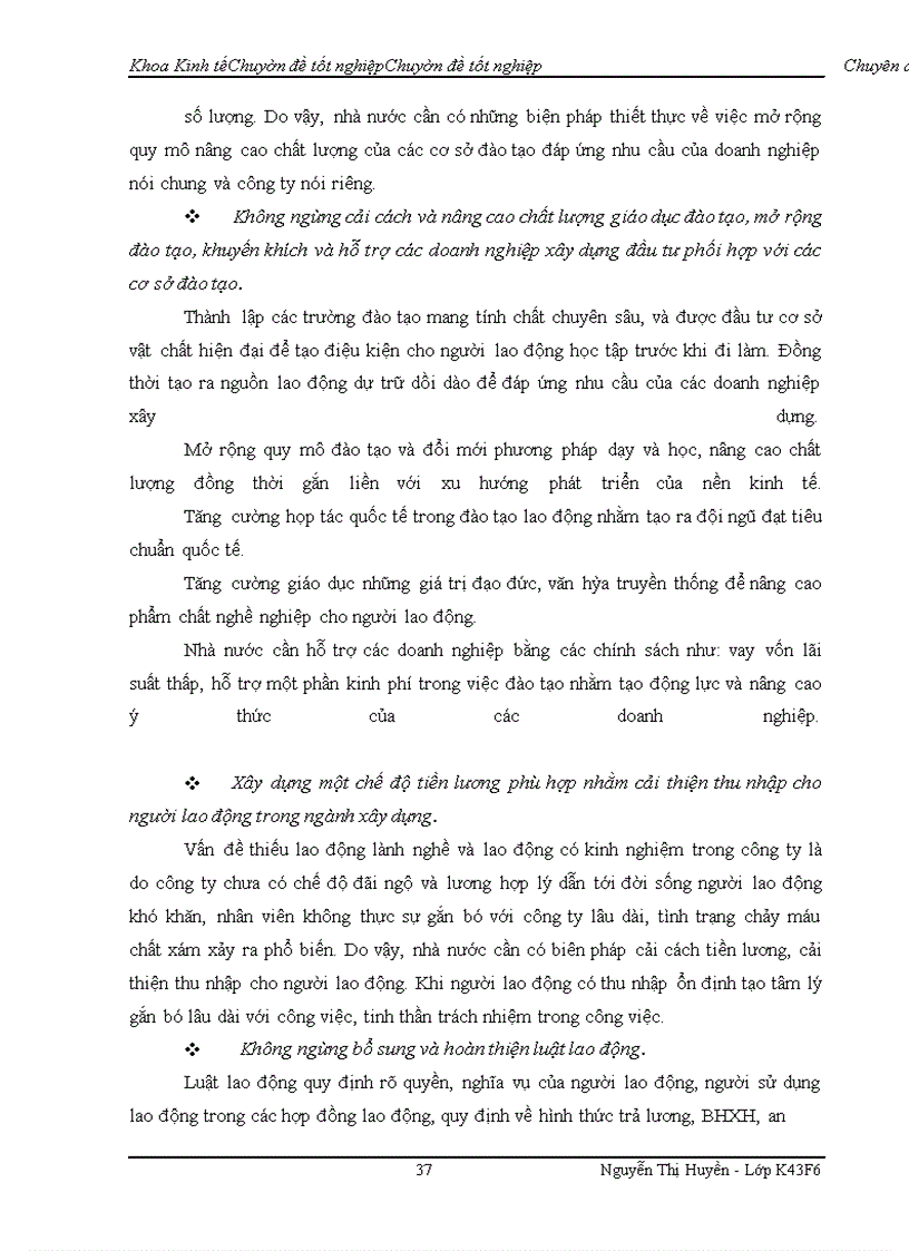 image for page Một số giải pháp nâng cao hiệu quả sử dụng lao động tại các công ty xây dựng ( Lấy ví dụ minh họa tại công ty cổ phần xây dựng công trình và đầu tư 120)