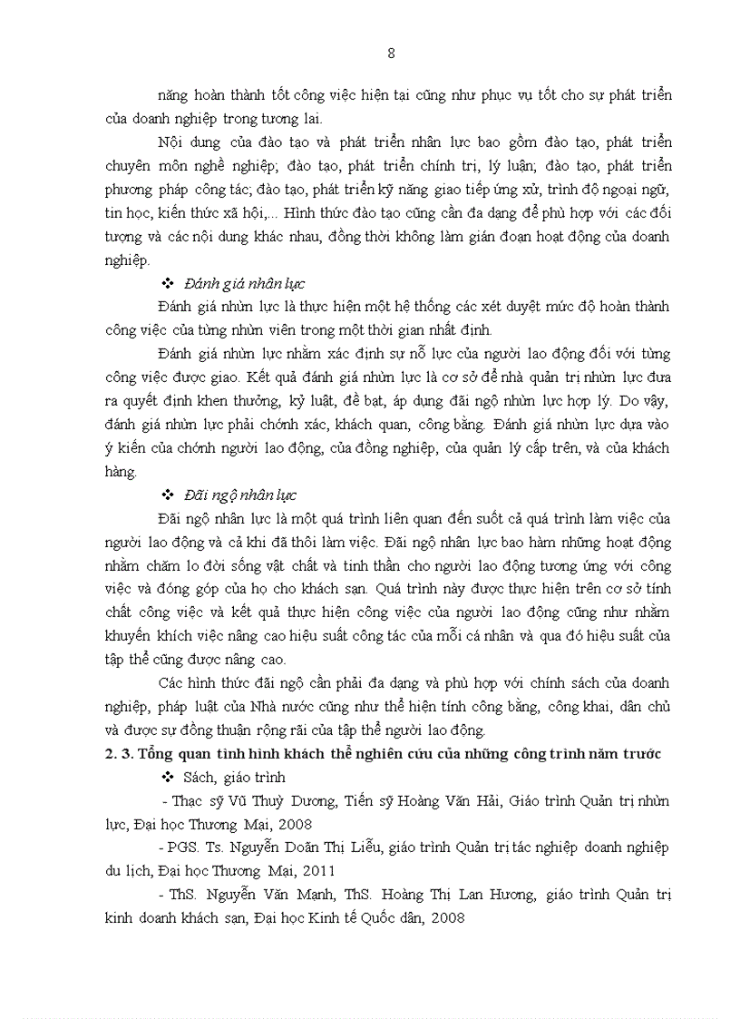 image for page Hoàn thiện đãi ngộ nhân lực tại khách sạn Lake Side