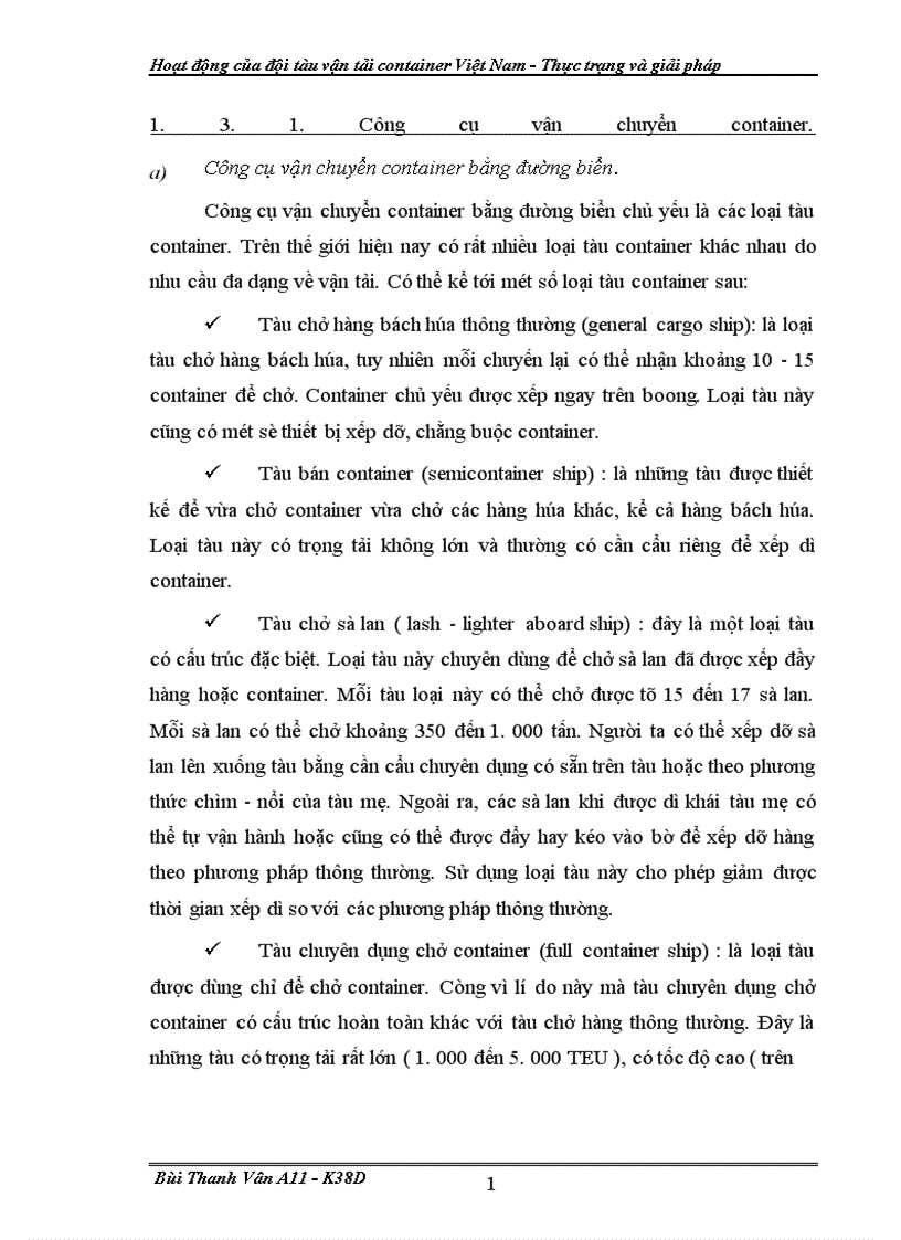 image for page Hoat dong cua doi tau van tai container VN