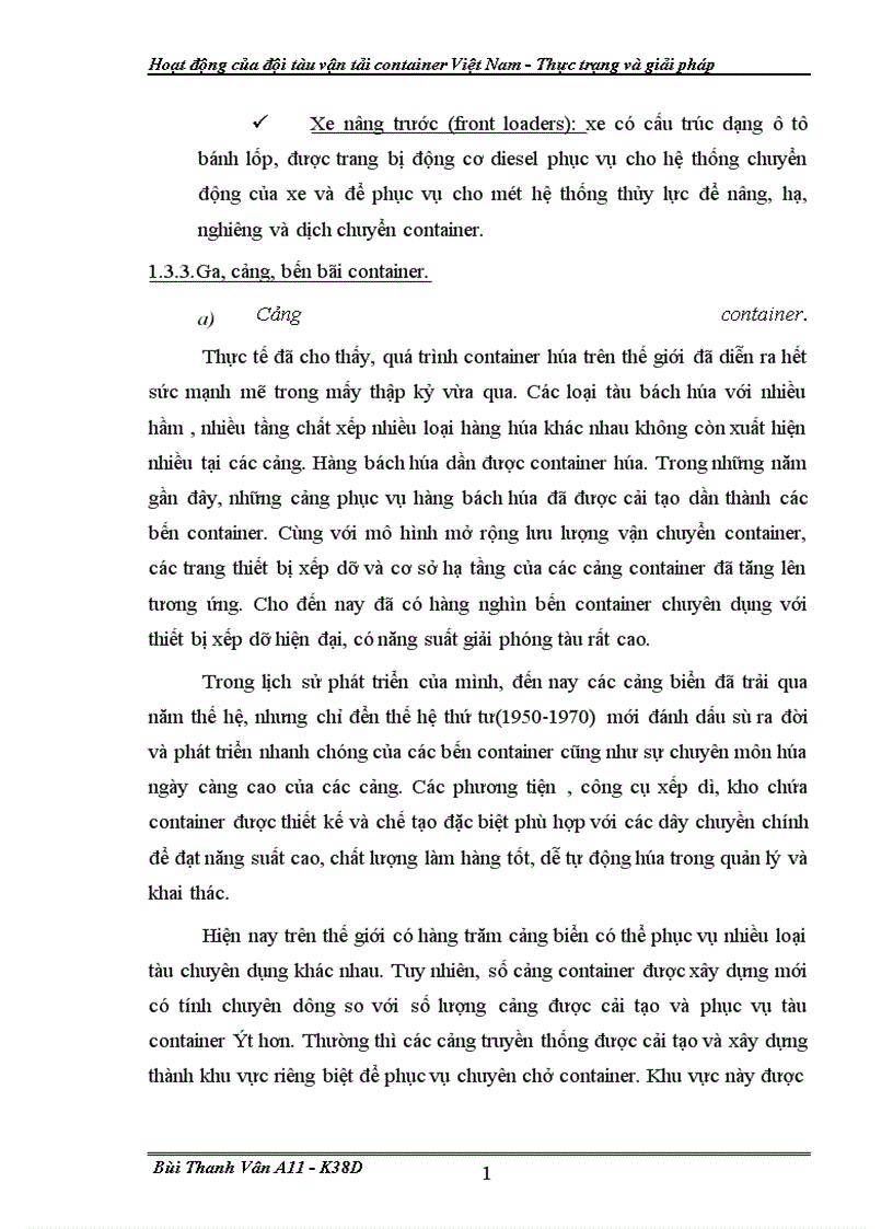 image for page Hoat dong cua doi tau van tai container VN