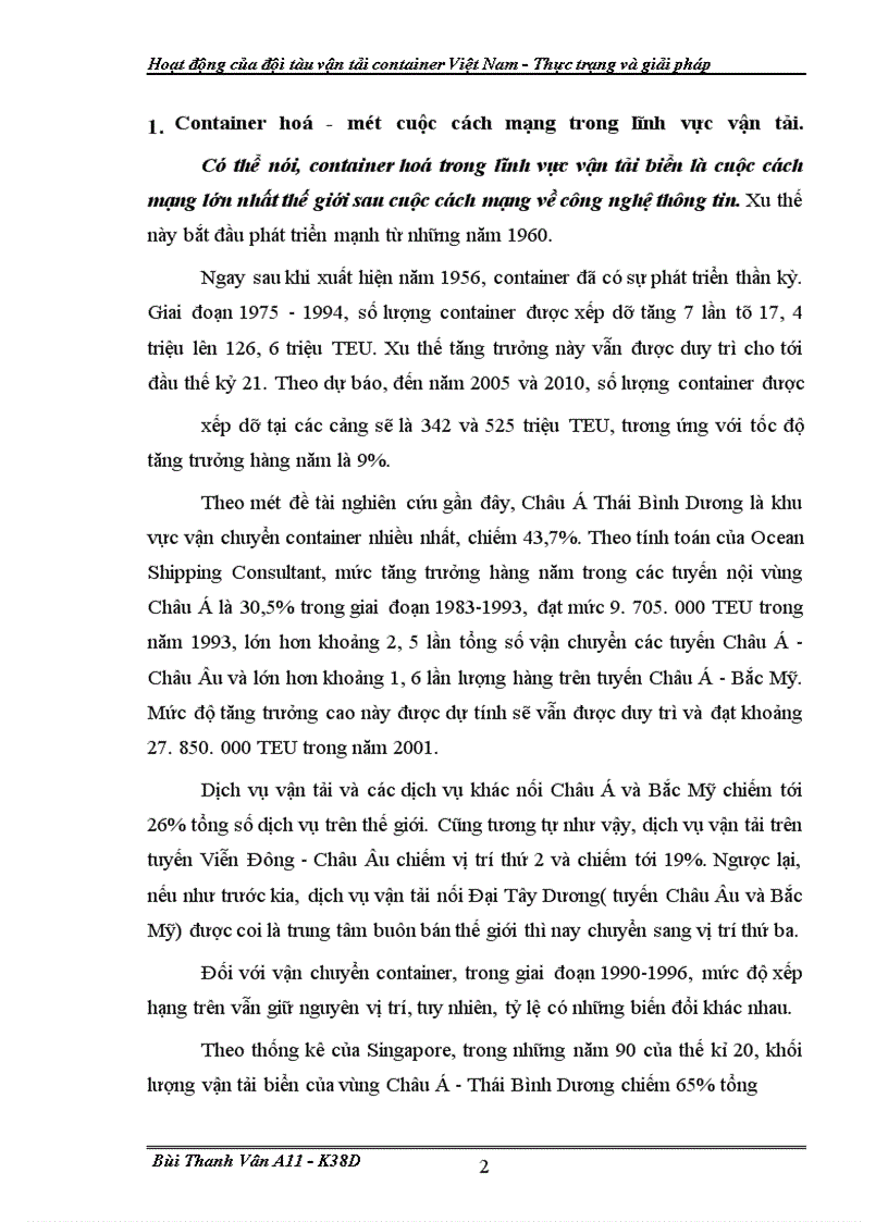 image for page Hoat dong cua doi tau van tai container VN