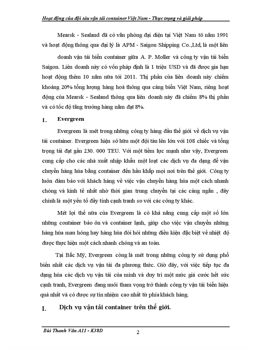 image for page Hoat dong cua doi tau van tai container VN