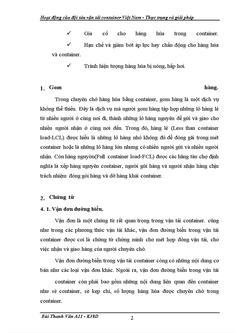 image for page Hoat dong cua doi tau van tai container VN