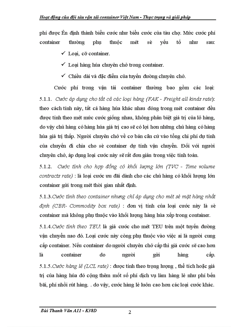 image for page Hoat dong cua doi tau van tai container VN