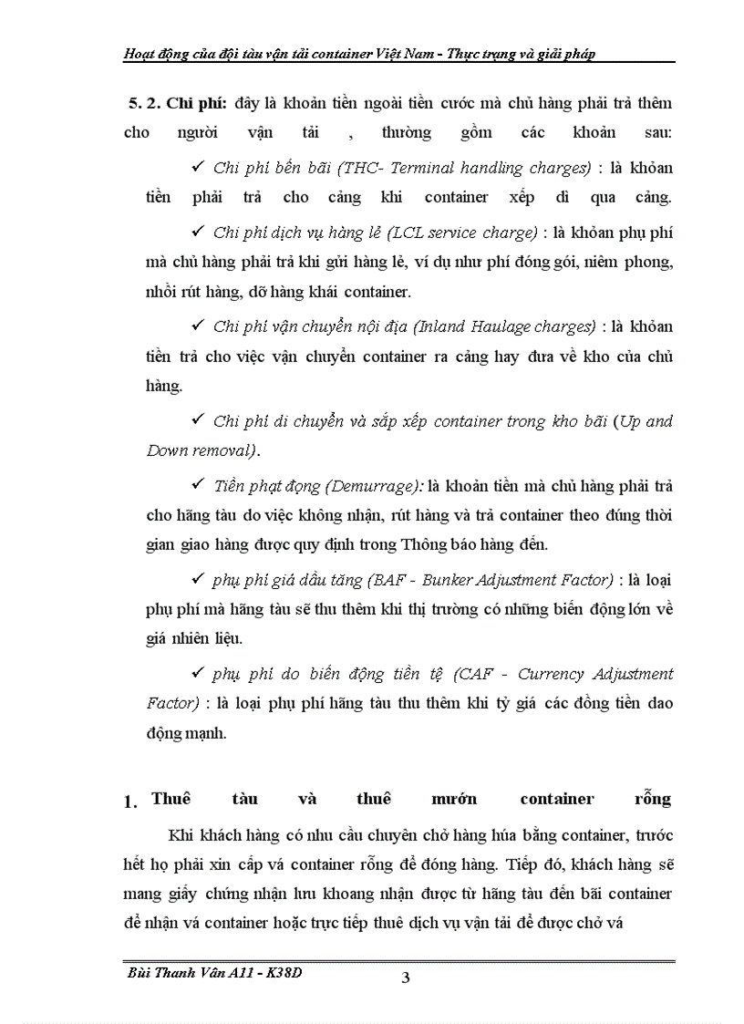 image for page Hoat dong cua doi tau van tai container VN