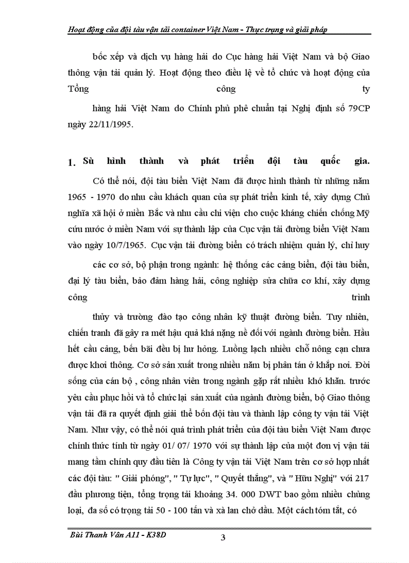 image for page Hoat dong cua doi tau van tai container VN