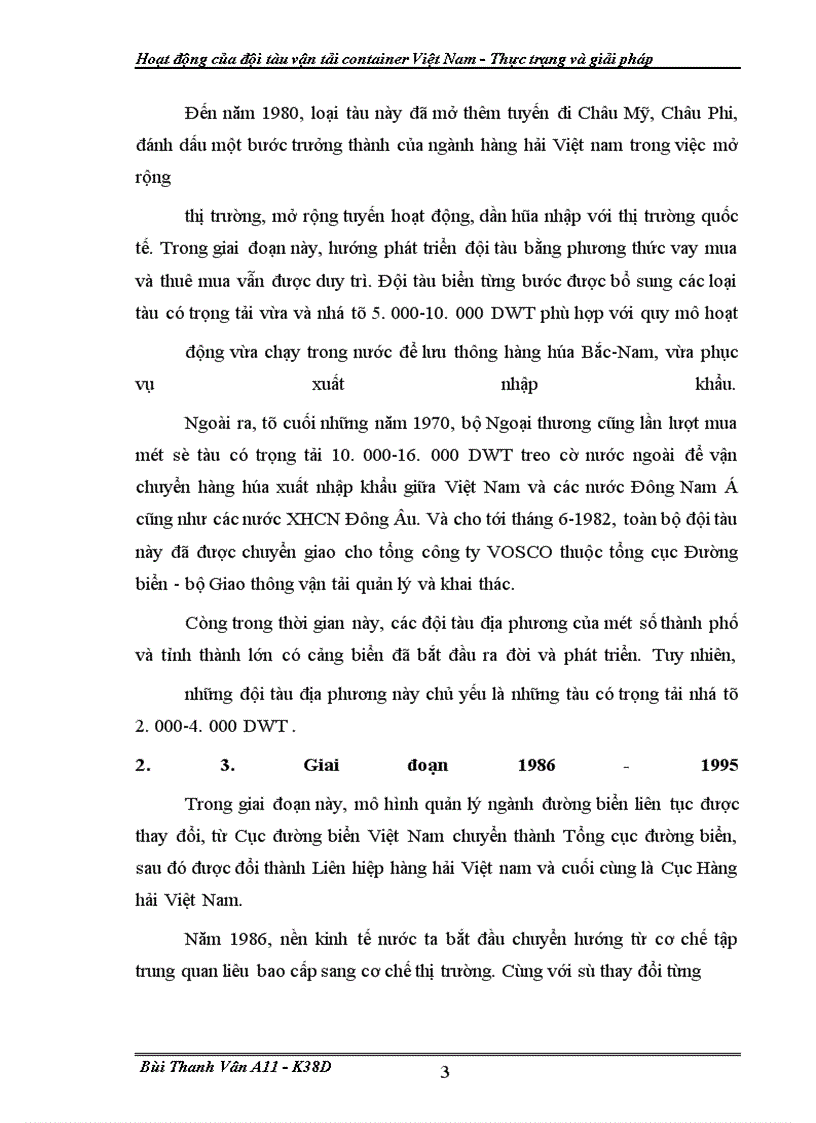 image for page Hoat dong cua doi tau van tai container VN