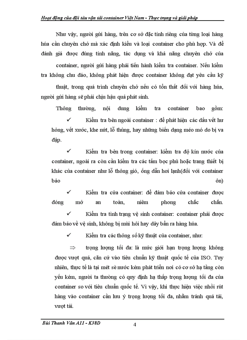 image for page Hoat dong cua doi tau van tai container VN