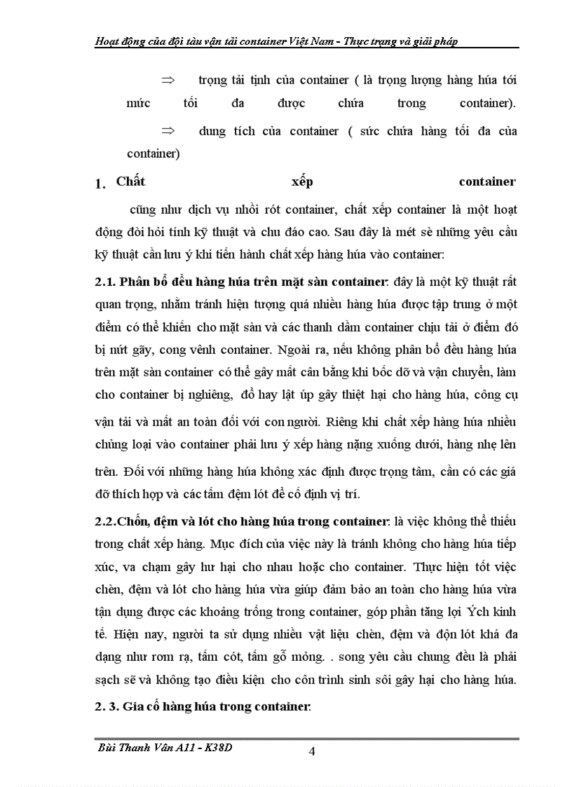 image for page Hoat dong cua doi tau van tai container VN