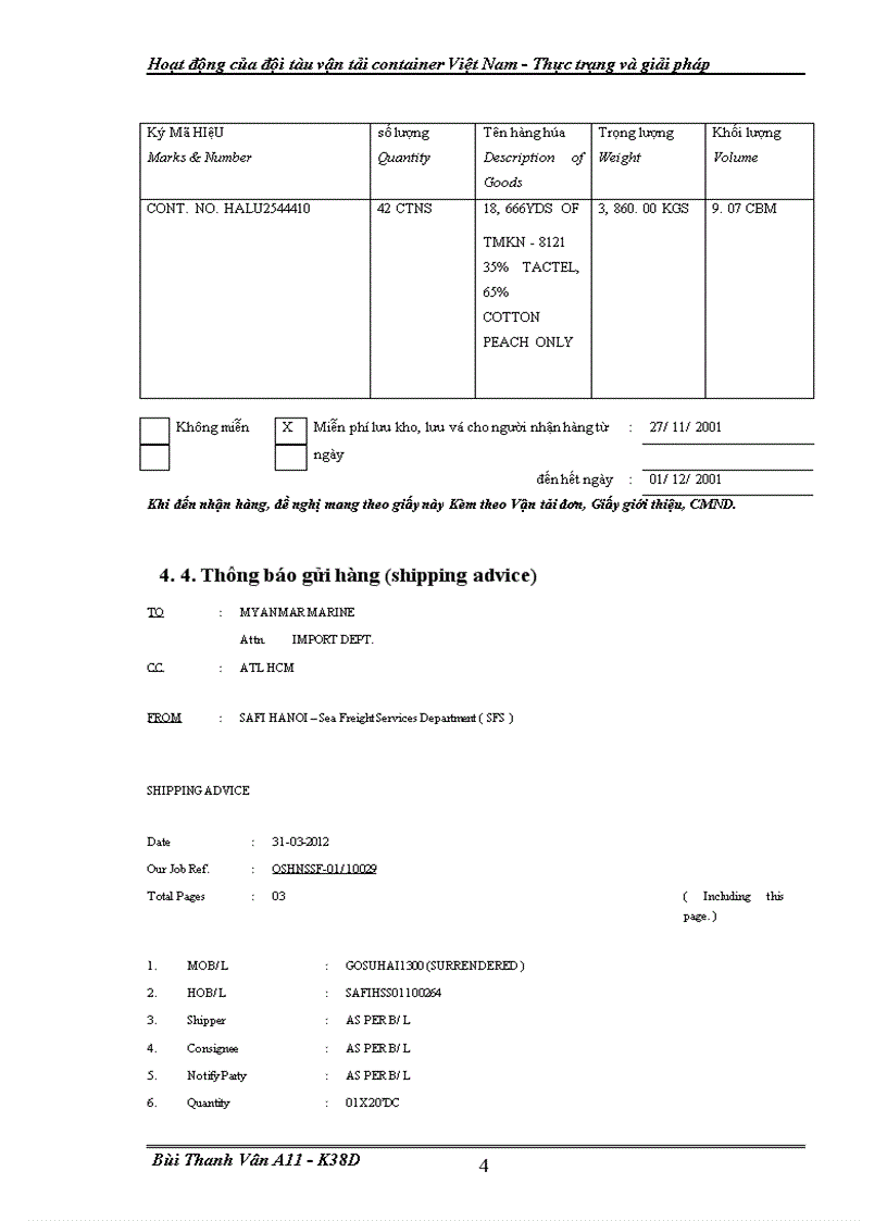 image for page Hoat dong cua doi tau van tai container VN