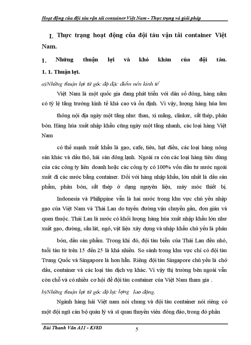 image for page Hoat dong cua doi tau van tai container VN