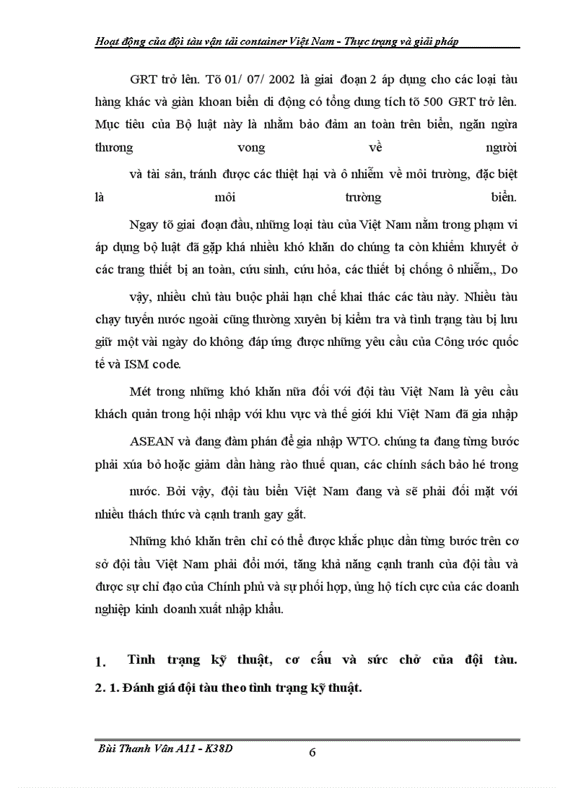 image for page Hoat dong cua doi tau van tai container VN