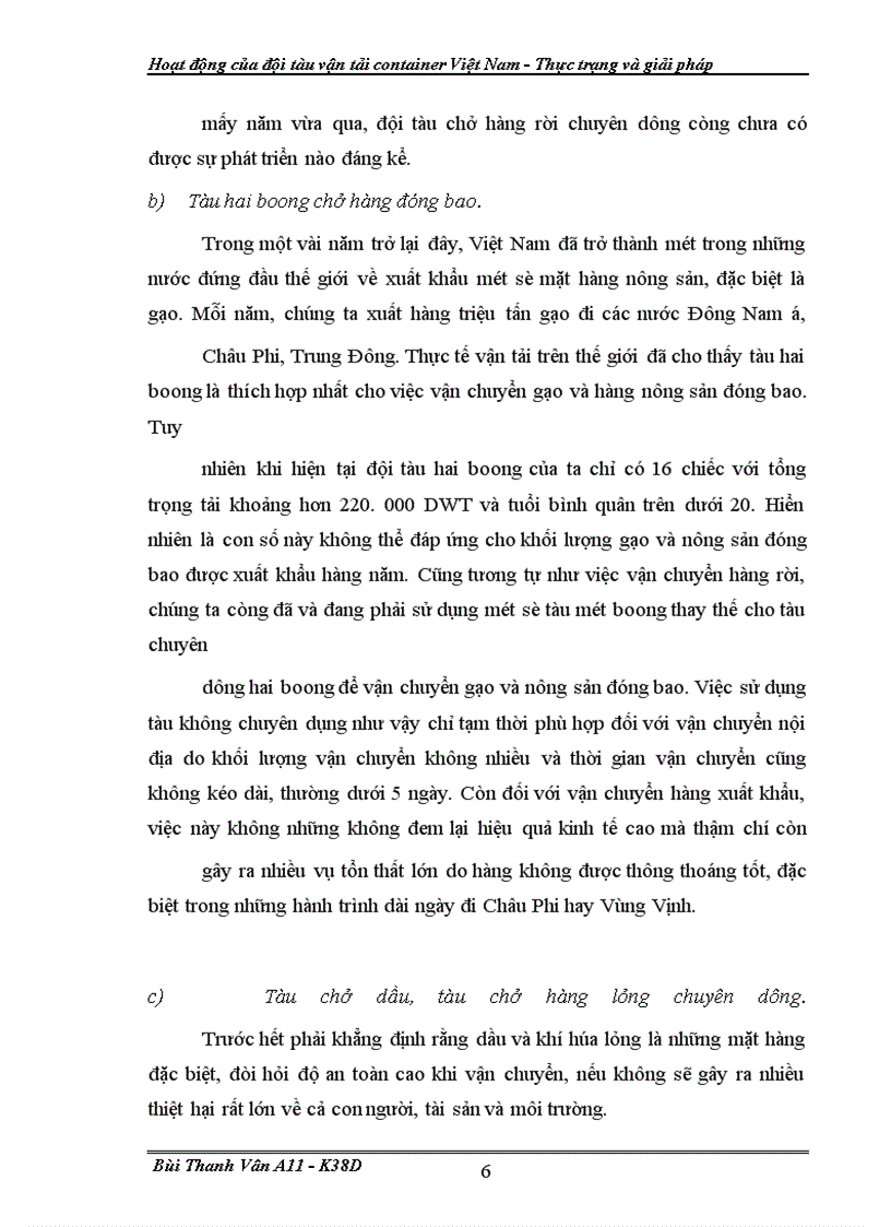 image for page Hoat dong cua doi tau van tai container VN