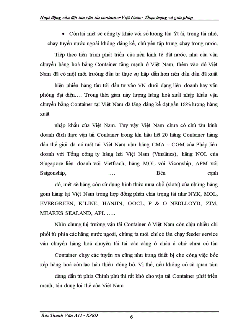 image for page Hoat dong cua doi tau van tai container VN