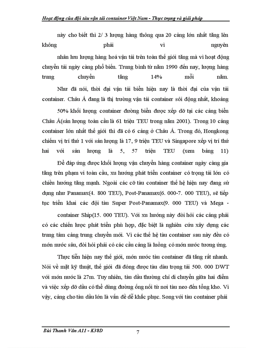 image for page Hoat dong cua doi tau van tai container VN