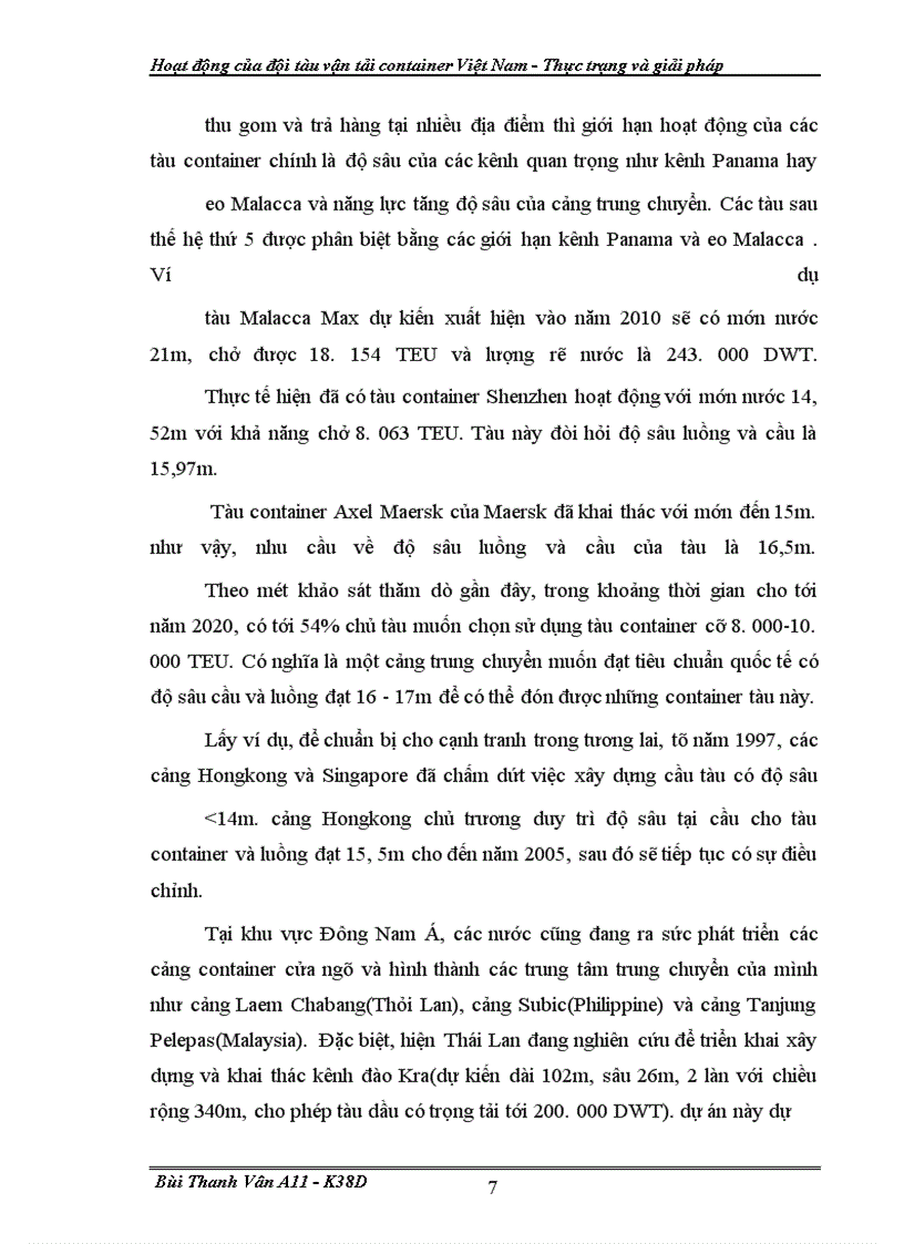 image for page Hoat dong cua doi tau van tai container VN