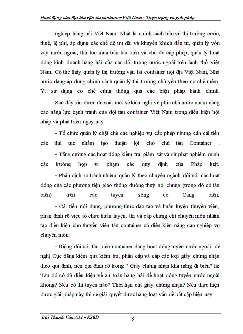 image for page Hoat dong cua doi tau van tai container VN