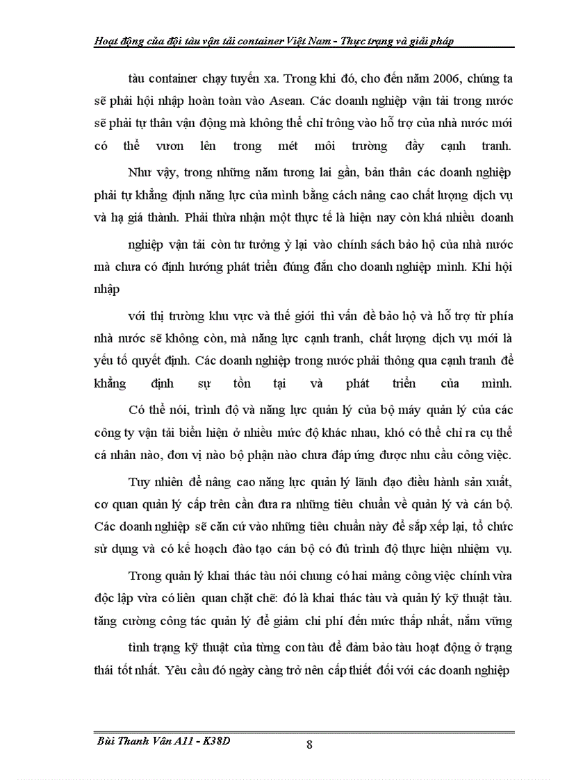 image for page Hoat dong cua doi tau van tai container VN