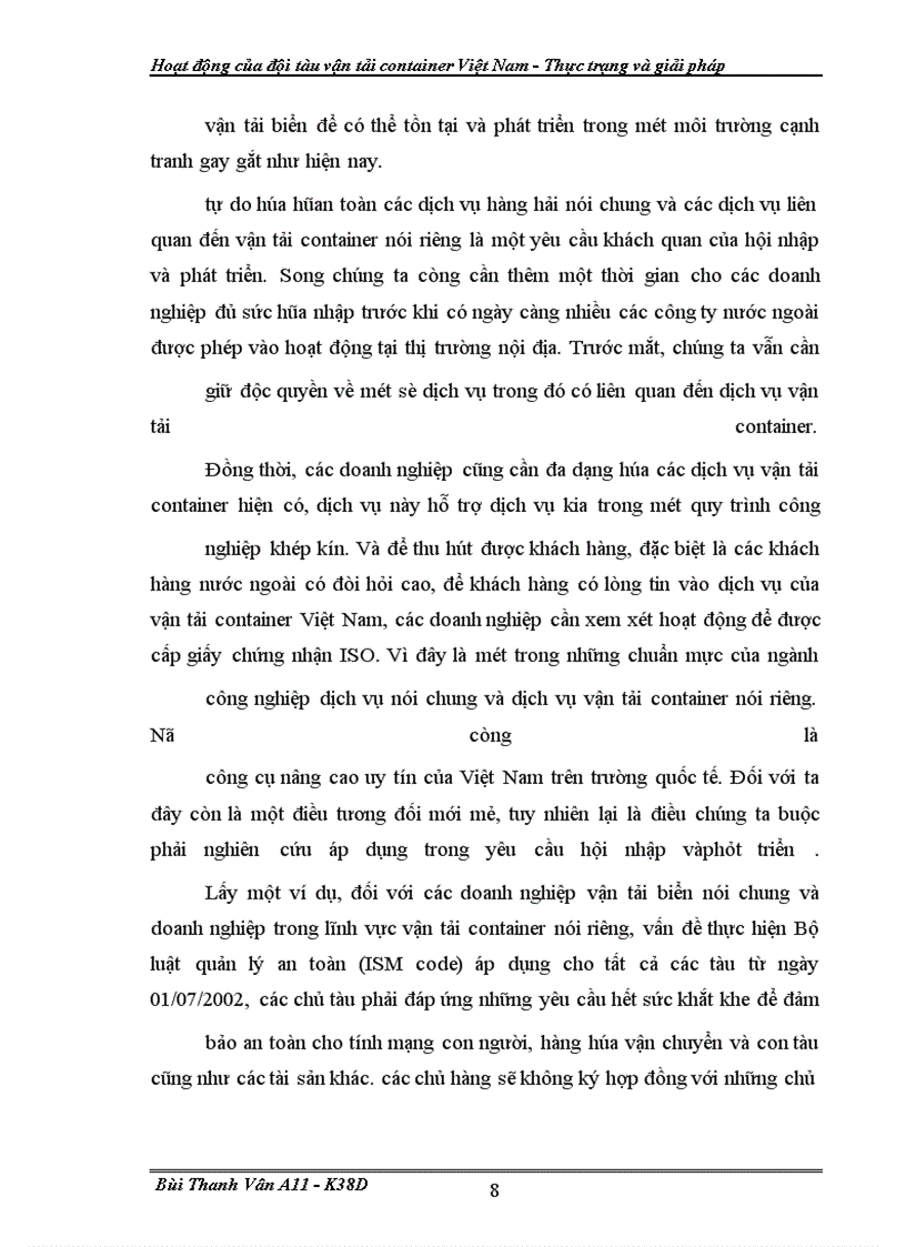 image for page Hoat dong cua doi tau van tai container VN