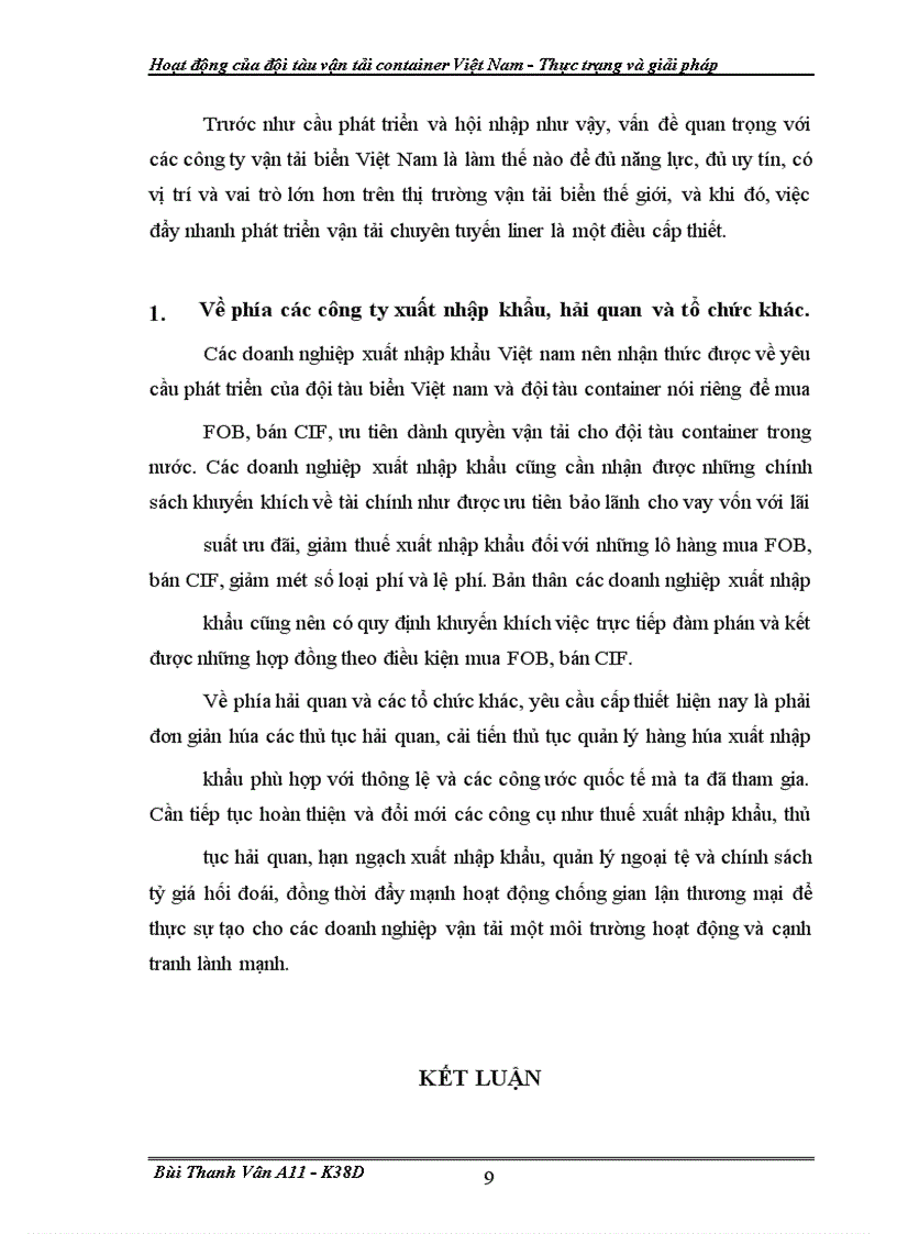 image for page Hoat dong cua doi tau van tai container VN