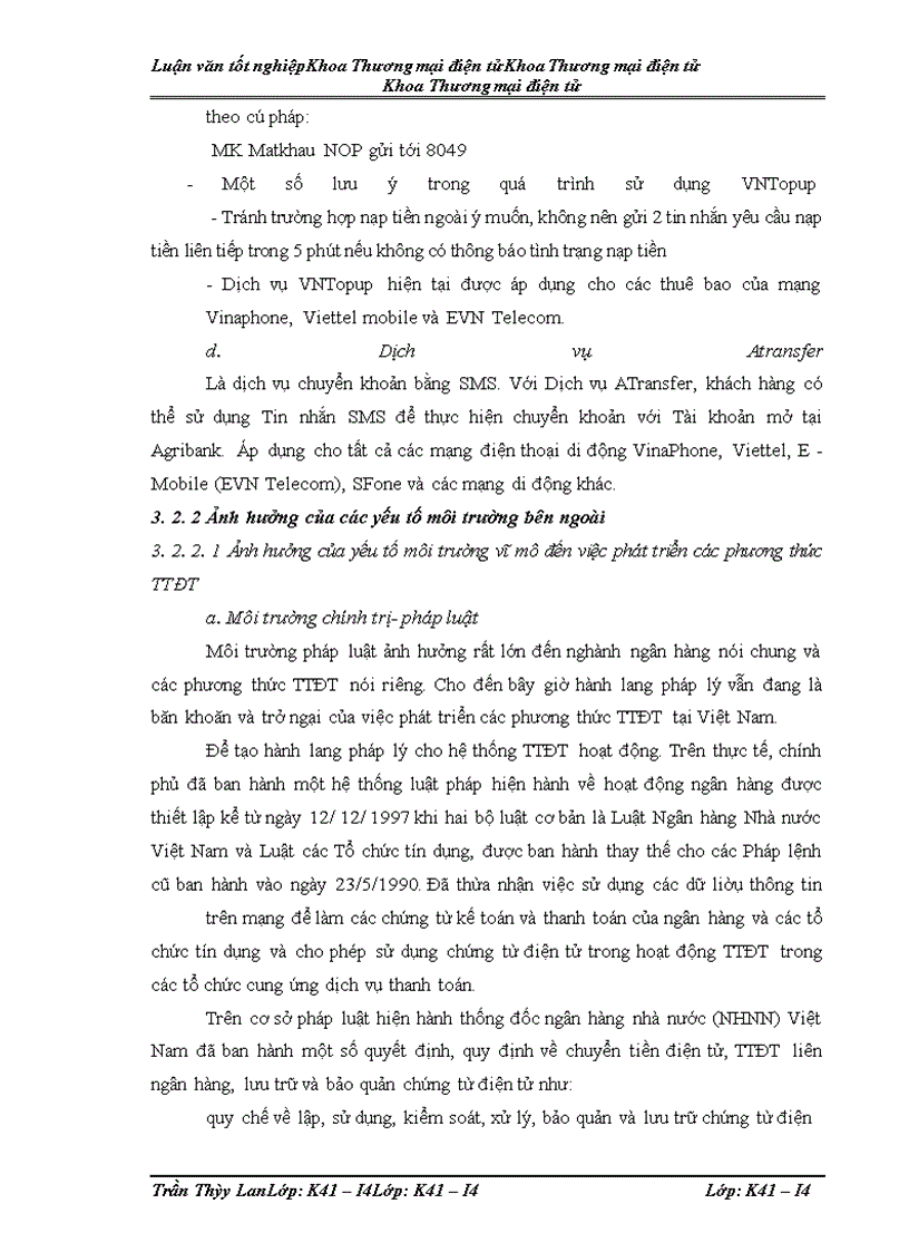 image for page Phát triển các phương thức thanh toán điện tử tại ngân hàng NN&PT NT chi nhánh Hà Nội