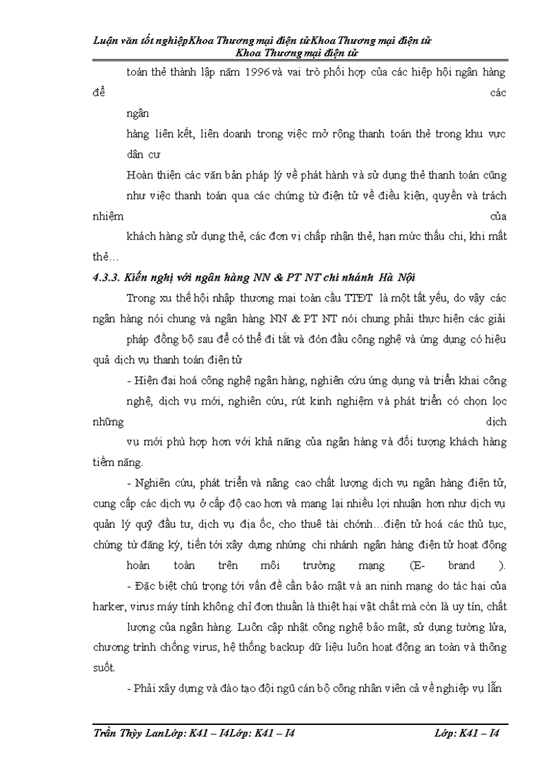 image for page Phát triển các phương thức thanh toán điện tử tại ngân hàng NN&PT NT chi nhánh Hà Nội