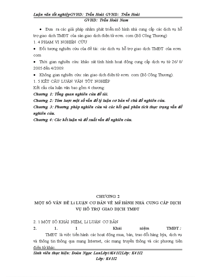 image for page Phát triển mô hình nhà cung cấp các dịch vụ hỗ trợ giao dịch TMĐT của sàn giao dịch điện tử ecvn.com (Bộ Công Thương)