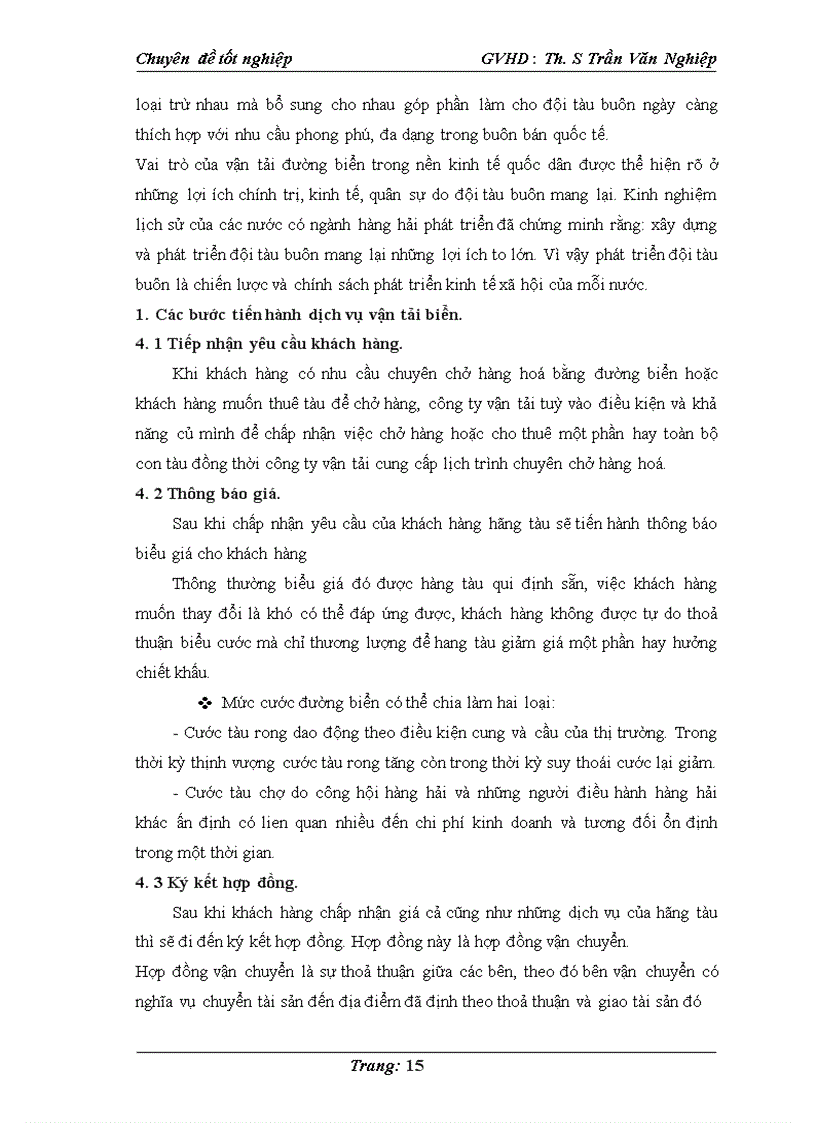 image for page :” Một số giải pháp hoàn thiện dịch vụ vận tải biển tại công ty Sông Thu