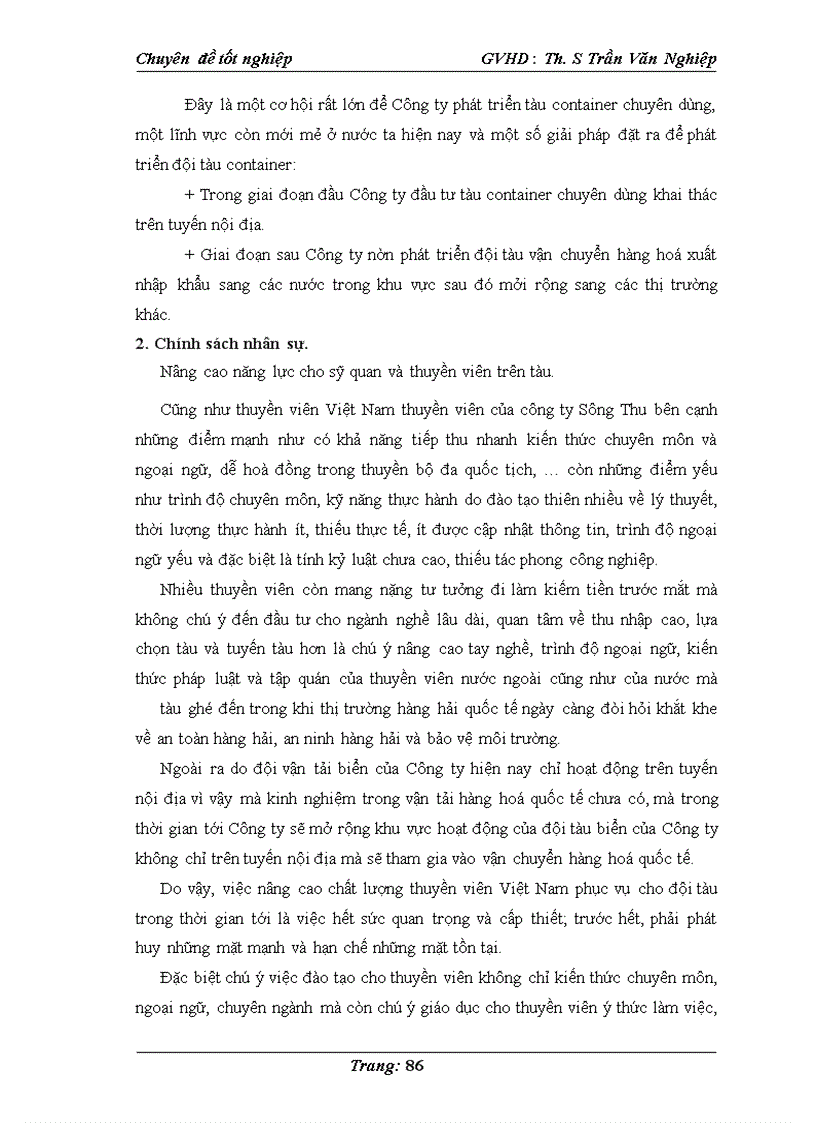 image for page :” Một số giải pháp hoàn thiện dịch vụ vận tải biển tại công ty Sông Thu