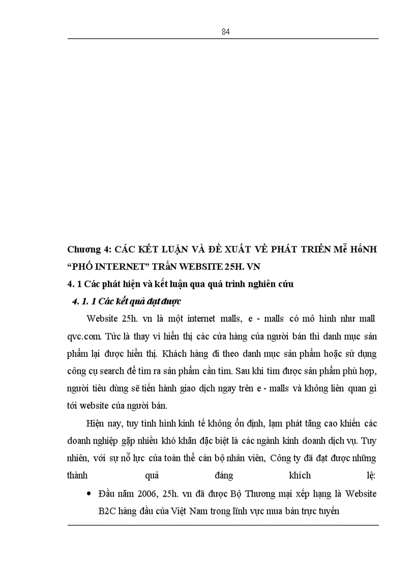 image for page Phát triển mô hình bán lẻ điện tử “phố internet” trên website 25h.vn