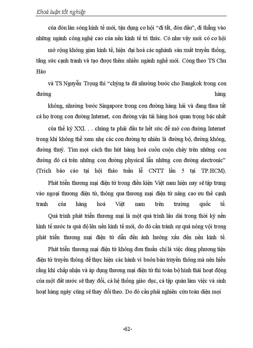 image for page Thương mại điện tử và thực trạng, giải pháp ở Việt Nam
