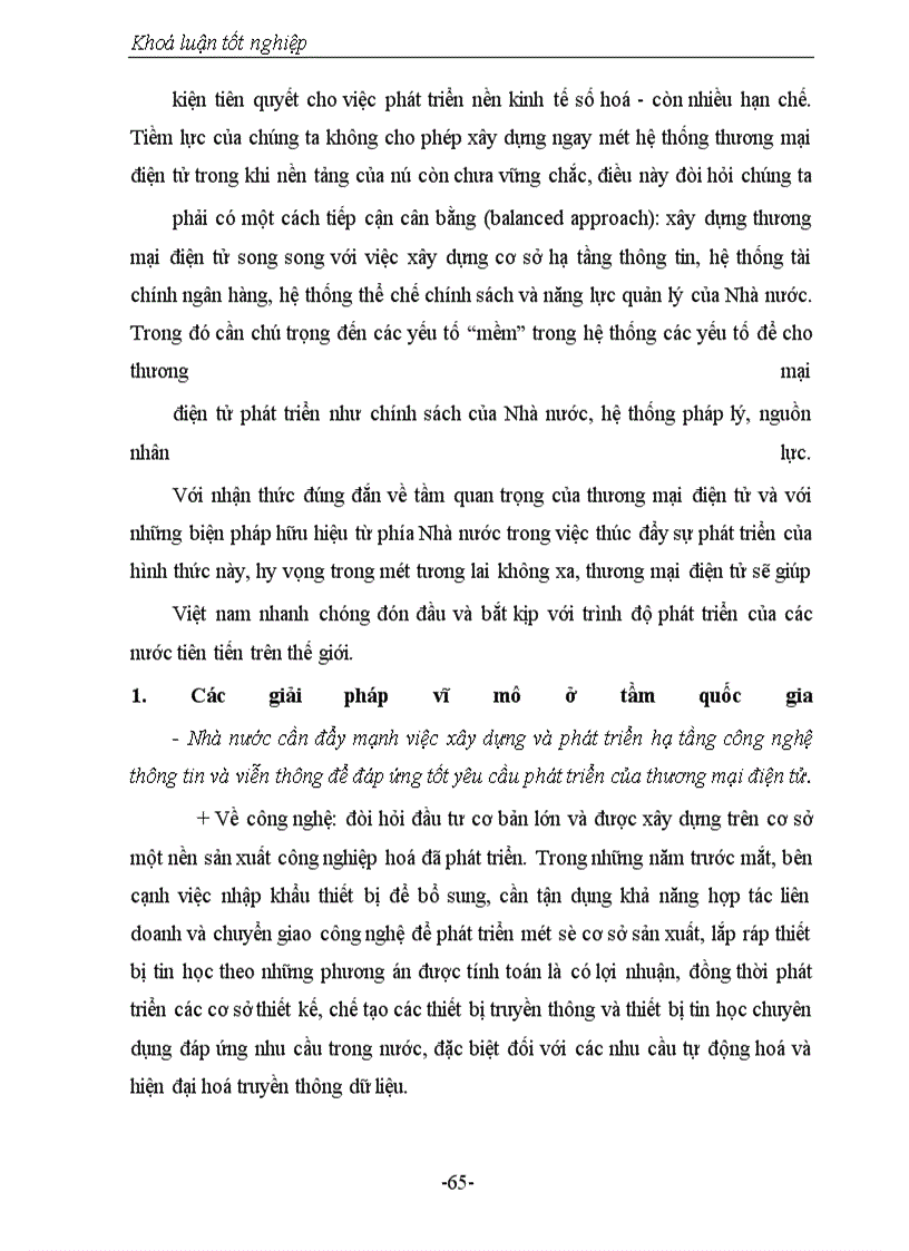 image for page Thương mại điện tử và thực trạng, giải pháp ở Việt Nam